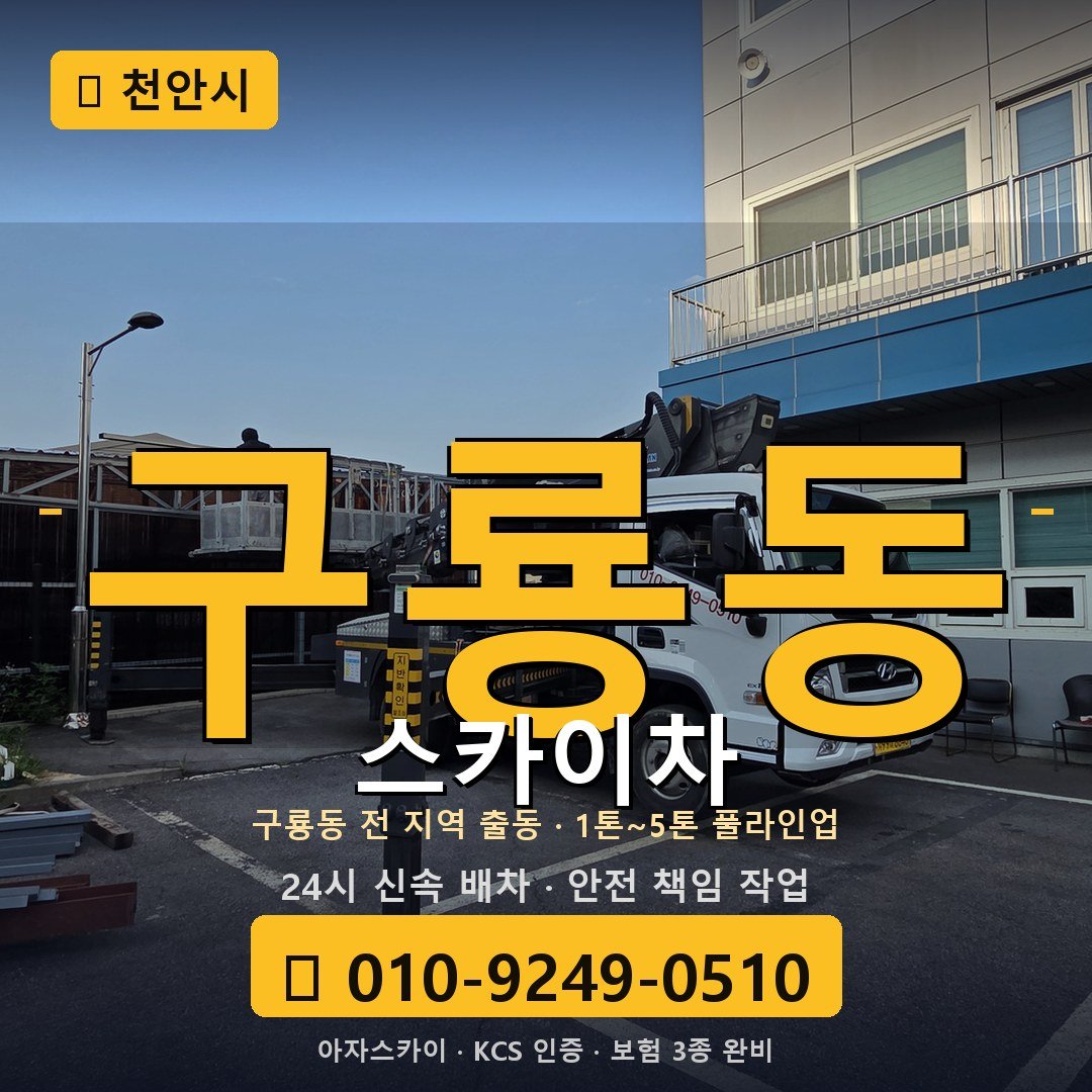 천안 구룡동 스카이차 - 아자스카이