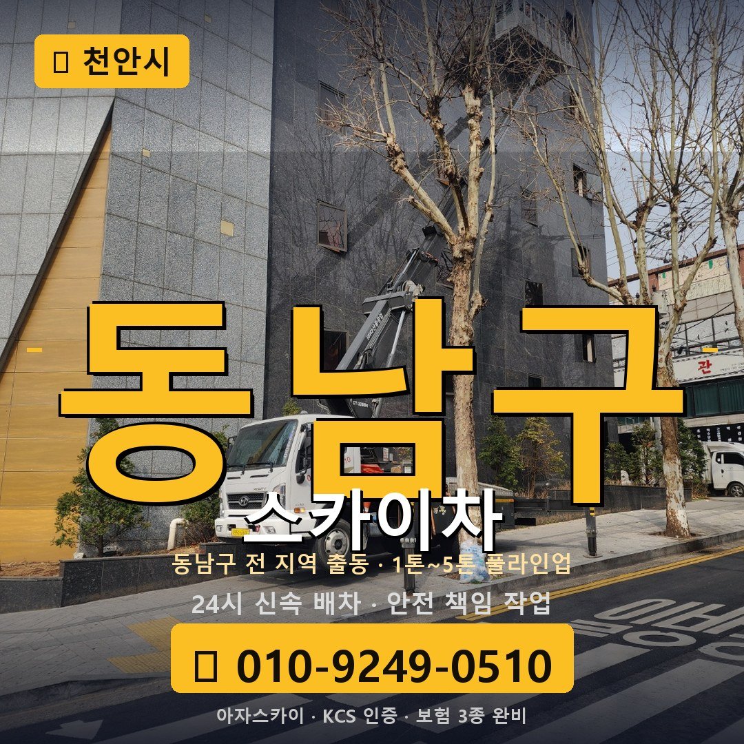 천안 동남구 스카이차 - 아자스카이