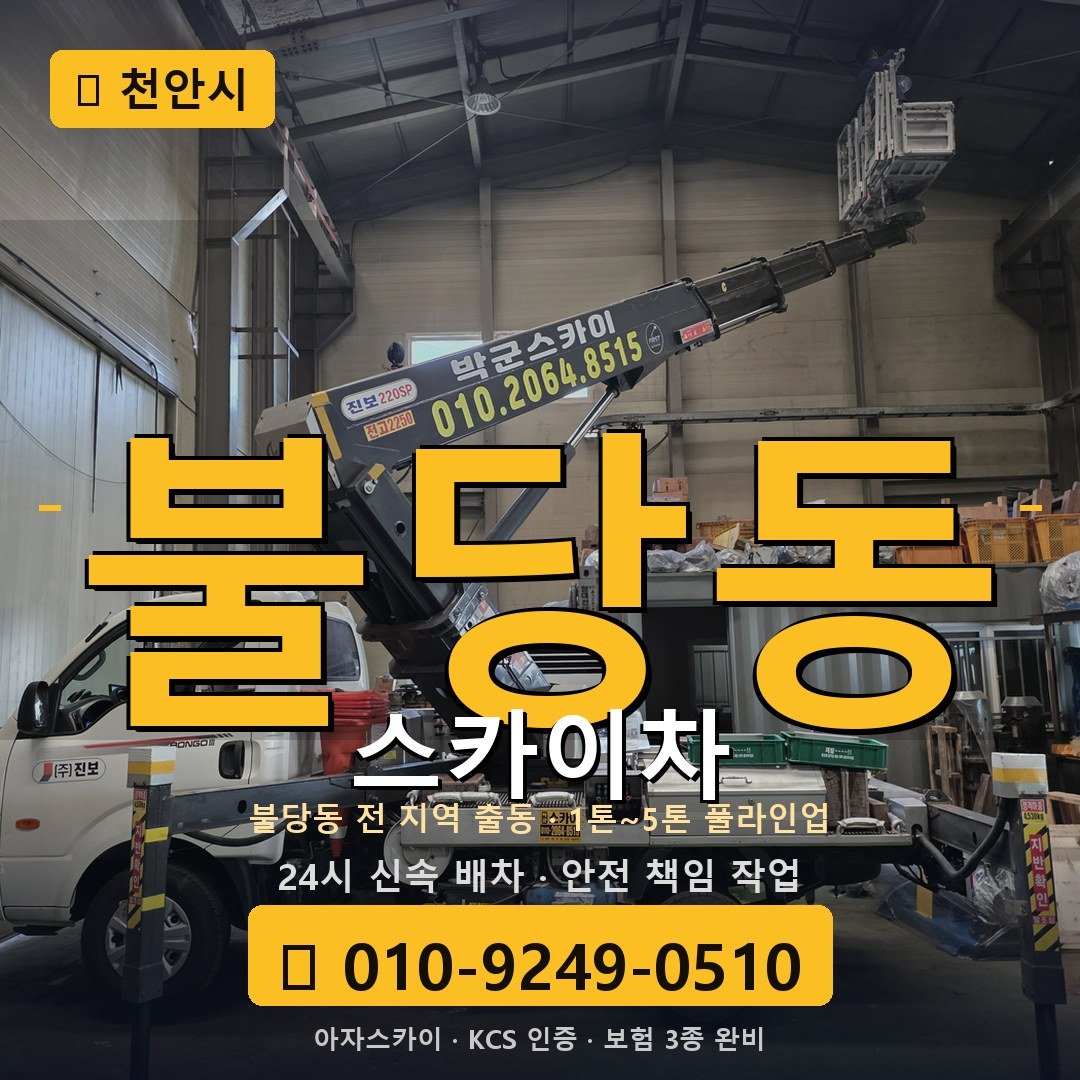 천안 불당동 스카이차 - 아자스카이