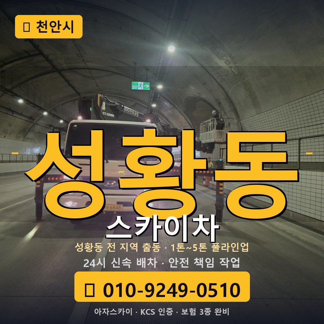 천안 성황동 스카이차 - 아자스카이