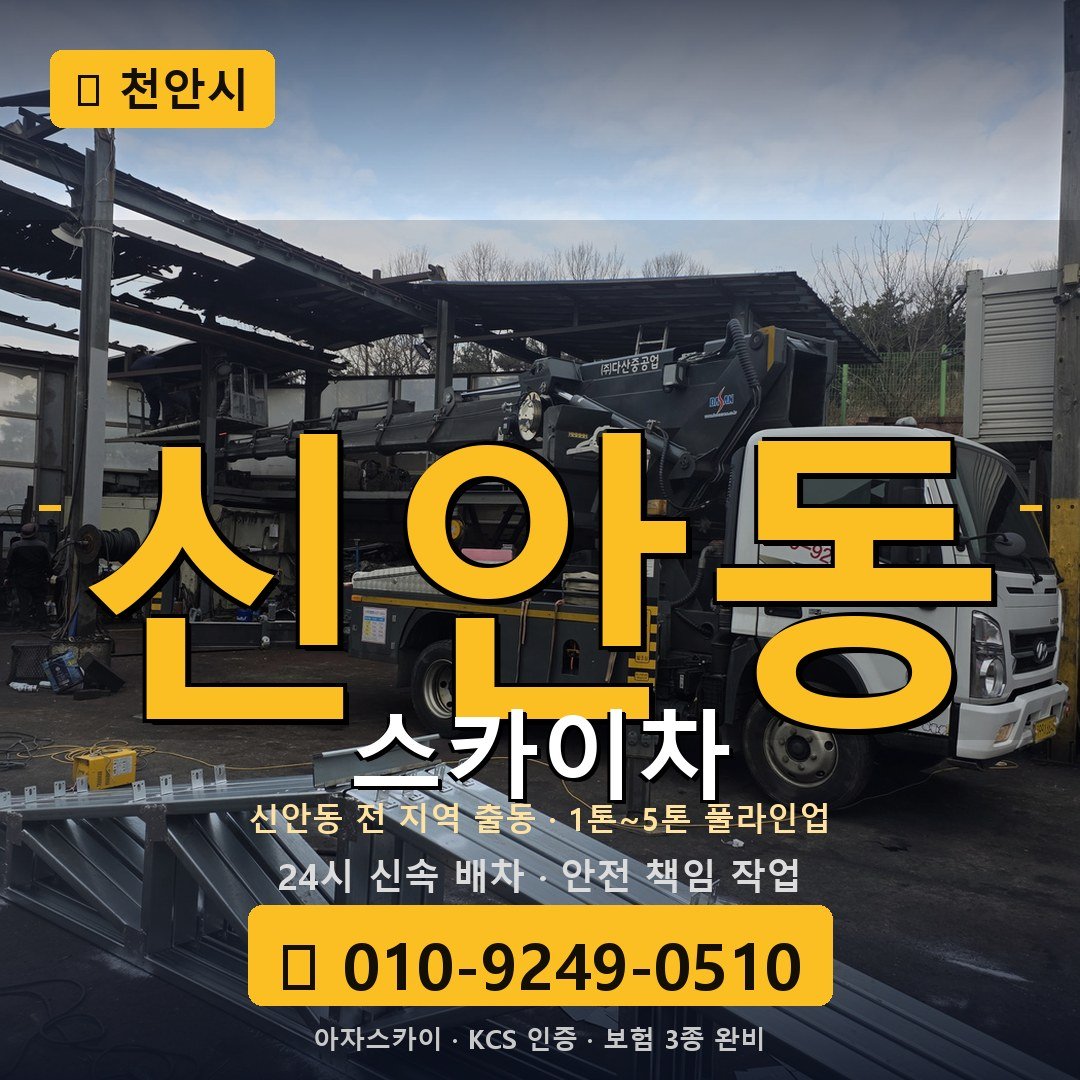 천안 신안동 스카이차 - 아자스카이