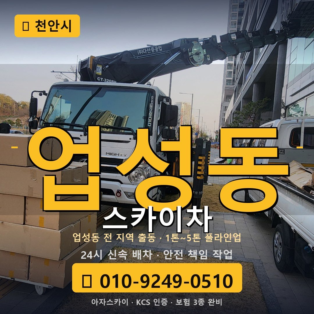 천안 업성동 스카이차 - 아자스카이