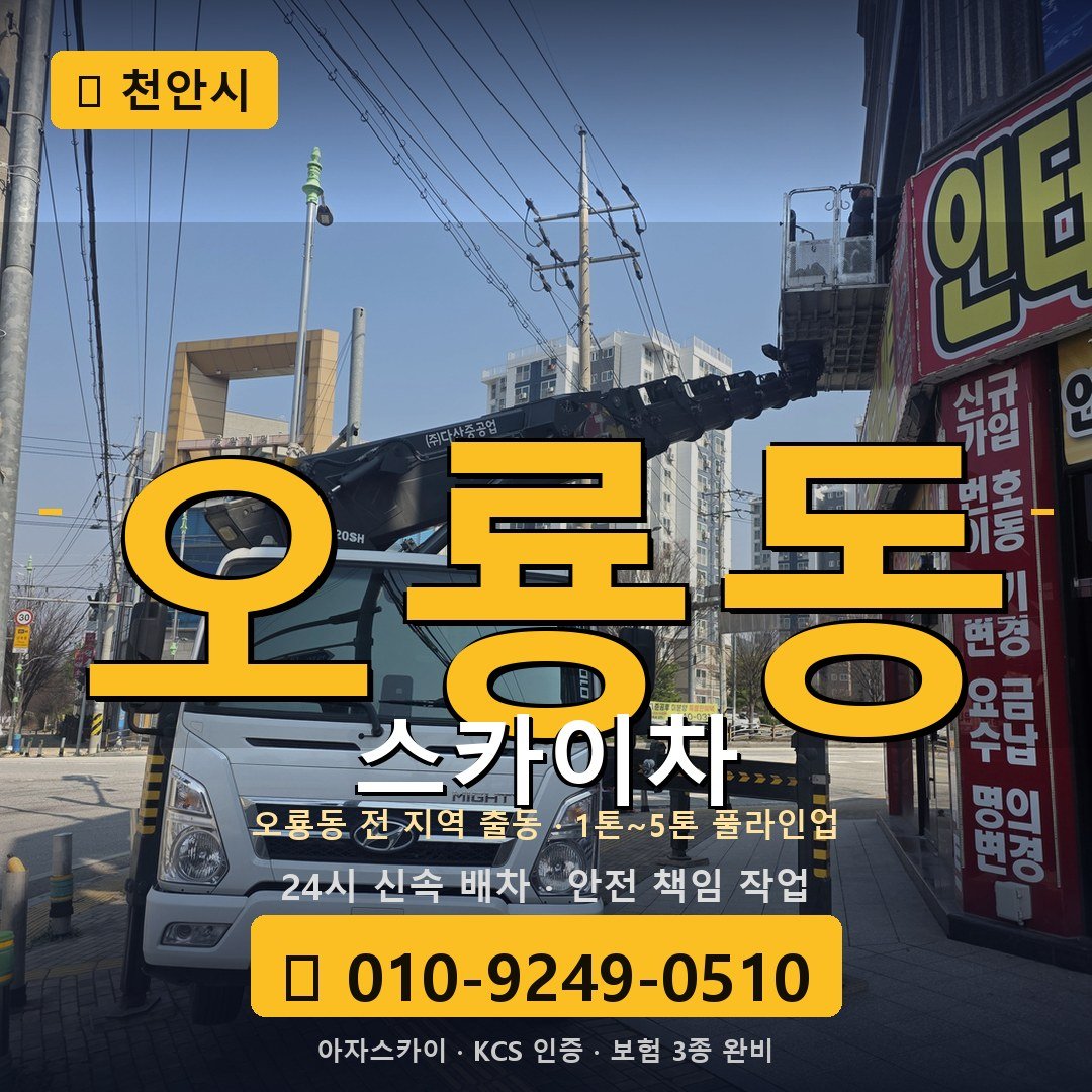 천안 오룡동 스카이차 - 아자스카이