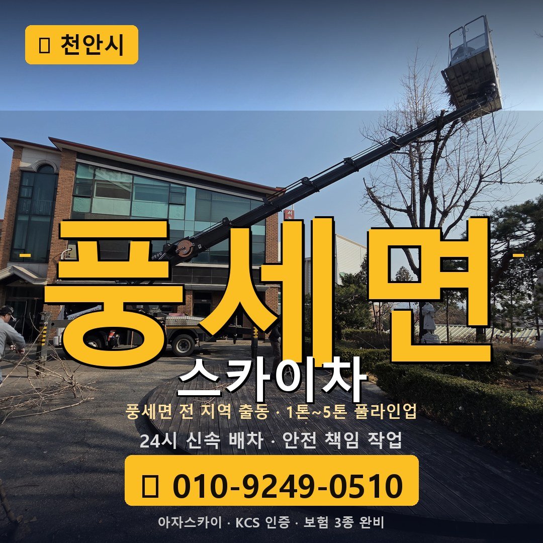 천안 풍세면 스카이차 - 아자스카이